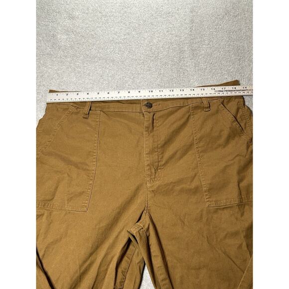 Lee Work wear Jeans Mens W36 L32 Carpenter Pants Brown Relaxed Straight Leg - Picture 4 of 16